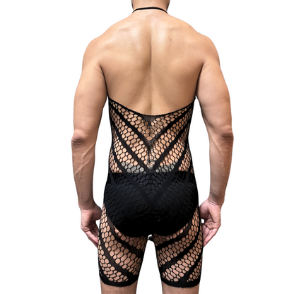 HERRINGBONE Mesh Body Stocking