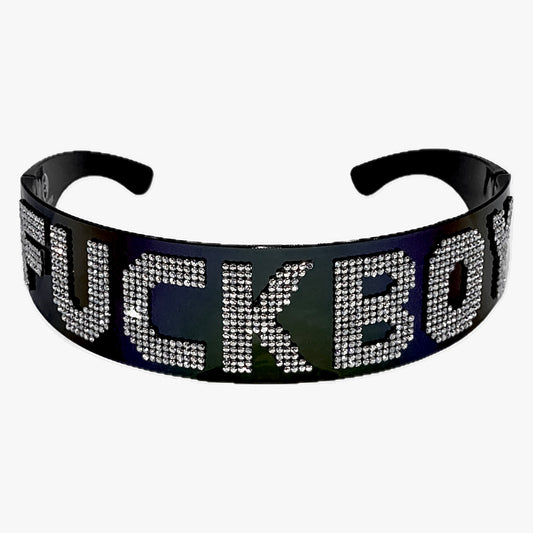 FUCK BOY Rhinestone Glasses [Lite]