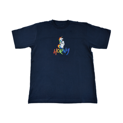 Horny Unicorn Embroidered Tee