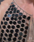 Black Sequin Body Chain Harness