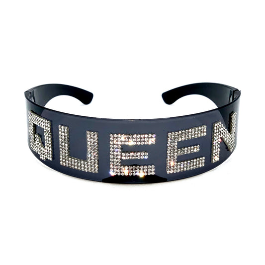 QUEEN Rhinestone Statement Glasses [Lite]