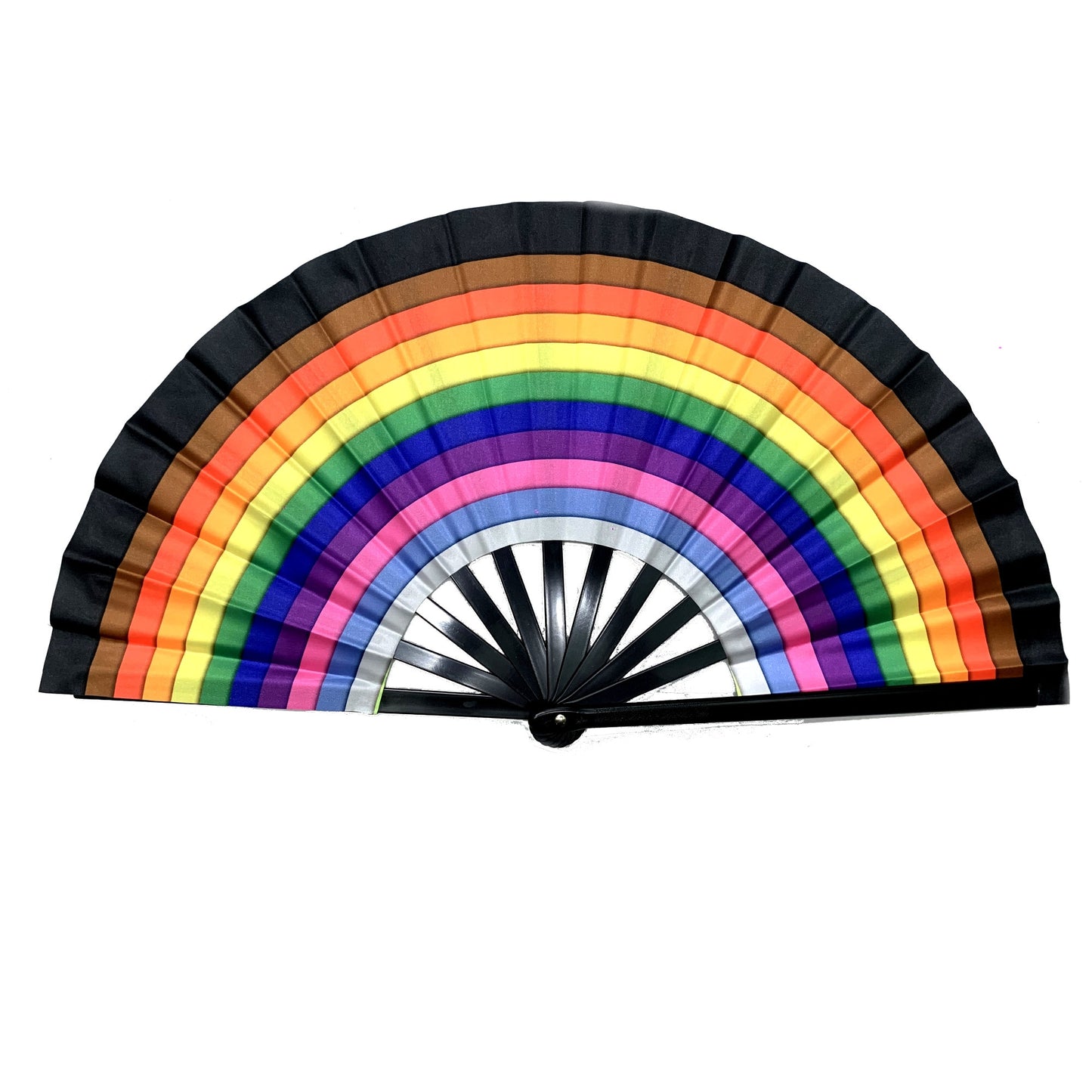 Rainbow Pride Clack Fan (UV Reactive)